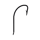 Купить Mustad 48324 225 BM Крюк Серый  Matt Black (50 pcs) 6  7ft.ru в интернет магазине Семь Футов