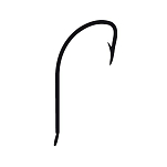 Mustad 48324 225 BM Крюк Серый  Matt Black (50 pcs) 6 