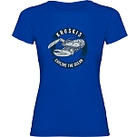 Kruskis 11502241xlc058 Футболка с коротким рукавом Lobster Royal Blue 30x25x2