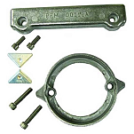 Martyr anodes ANOA5501 Volvo 280 Dual Prop Набор алюминиевых анодов Серебристый Grey