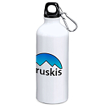 Kruskis MD4049S101S269 Mountain Silhouette 800ml Алюминиевая бутылка Бесцветный White