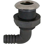 Goldenship GS30341 90º Через корпус Черный  Grey 1 1/8´´ 
