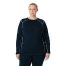 Купить Helly hansen 49541_597-1x Базовый слой с длинным рукавом Lifa Merino Midweight Plus Navy 60x40x30 7ft.ru в интернет магазине Семь Футов