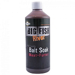 Dynamite baits 34DBDY1380 Big Fish River Bait Soak Meat Furter 500ml Коричневый Brown