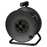 Edm 20116 Катушка для кабеля с термозащитой 4 вилки 50 m Черный Black  Techinn