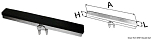 Боковая опора с резиновой накладкой и шарнирным креплением 500 х 60 х 50 мм, Osculati 02.029.52