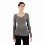 Icebreaker 103194004xl Базовый слой с длинным рукавом Siren Sweetheart Merino Gritstone Heather 15x15x6