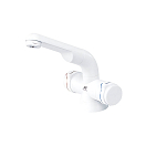 Купить Смеситель Plastimo 28593 160х115мм Ø34мм соединение 3/8" 3бар двухвентильный поворотный для холодной/горячей воды с диффузором из пластика белый  7ft.ru в интернет магазине Семь Футов