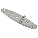 Купить Euromarine 004429 Двойной овальный шарнир из нержавеющей стали Silver 132 x 30 mm 7ft.ru в интернет магазине Семь Футов