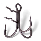 Купить Quantum fishing 6280001 Claw Treble Крюк Серый  Mat Finish 6  7ft.ru в интернет магазине Семь Футов