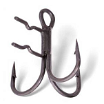 Quantum fishing 6280001 Claw Treble Крюк Серый  Mat Finish 6 