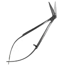 Купить Baetis 8232 Кривые ножницы Серебристый Black 7ft.ru в интернет магазине Семь Футов