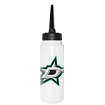Nhl 65073-DALLAS STARS-1000 ml Бутылка для воды «Даллас Старз» 1L Белая White / Black