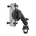 Крепление для большого телефона RAM MOUNTS X-Grip с Vibe-Safe и основание с U-образным болтом, средн  RAM-B-149Z-A-UN7-462
