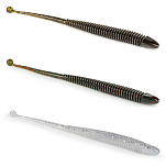 Molix SAW5.8-02 Sator Worm 147 Mm 8 Единицы Многоцветный 02 Watermelon Red/Black Flake