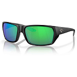 Costa 06S9113-91130760 Tailfin Поляризованные Очки  Matte Black 12 Green Mirror 580P/CAT2