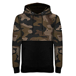 Kumu 007540-00100-00100-00 Толстовка с капюшоном Deception Черный Camo / Black S