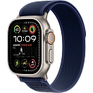 Купить Apple MX4J3TY/A  Watch Ultra 2 GPS + Cellular 49 mm Trail Loop Голубой Natural Titanium / Blue S-M 7ft.ru в интернет магазине Семь Футов