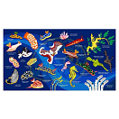 Купить Oceanarium T01 полотенце Nudibranch L Голубой Dark Blue 7ft.ru в интернет магазине Семь Футов