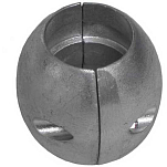 Super marine ANOAH845 ANOAH8 Гайка вала Алюминиевый анод с винтами Серебристый Grey 45 mm