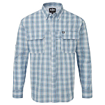 Gill 1113-BLU40-S Рубашка с длинным рукавом Overton Голубой Blue Chjeck S