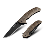 Trento 131675 Comando Carbon Light Карманный нож Серебристый Black / Grey 85 mm 