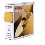 Smirdex 135120120 рулон наждачной бумаги Abrasoft 135P G120 25 m Yellow 15x15x12 115 mm