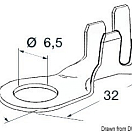 Eye terminal 6.5 mm, 14.393.01