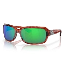 Купить Costa 06S9043-90430664 Зеркальные поляризованные солнцезащитные очки Isabela Коричневый Tortoise Green Mirror 580P/CAT2 7ft.ru в интернет магазине Семь Футов