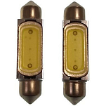 Goldenship GS10526 12V 1.5W Festoon SV8.5-8 Холодная светодиодная лампа Серебристый Grey