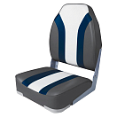 Купить Поворотное кресло в лодку Highback Rainbow (Цвет-кресла-NSB Графит/Синий/Светло-серый) 75107 7ft.ru в интернет магазине Семь Футов