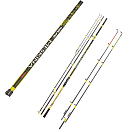 Купить Kolpo 0164007-42 Surfcasting стержень  Yellow / Black 4.20 m 7ft.ru в интернет магазине Семь Футов