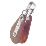 Talamex 65411063 Одинарный блок Hye с вертлюжным ушком Red 16 mm