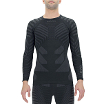 UYN U100288-B014-XXL Базовый слой с длинным рукавом Resilyon Round Neck Черный Black / Anthracite 2XL