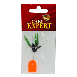 Carp expert 79017100 Micro Стопоры для вертолетов Бесцветный Green / Black