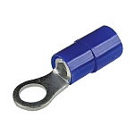 Seachoice 50-60941 нейлоновый кольцевой наконечник 16-14AWG 3/8´´ 5 Единицы Blue