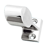 Forniture nautiche italiane 2943025 Опора поручня терминала из нержавеющей стали Серебристый Silver 25 mm 