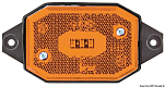 Габаритный светодиодный фонарь с кронштейном 12 / 24 B, Osculati 02.021.52 боковой оранжевый цвет