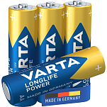 Varta 38430 Longlife Power Mignon AA LR06 Аккумуляторы Голубой Blue