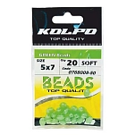 Kolpo 0768008-35 жемчуг Oval Soft  Green 3.5 x 3 mm