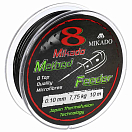 Купить Mikado Z43B-010 Octa Method Feeder Плетеная леска 10 м Черный Black 0.100 mm  7ft.ru в интернет магазине Семь Футов