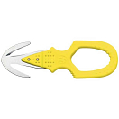 Купить Mac 65475 Безопасный нож с двойным лезвием Yellow 13.5 cm для судов, купить спасательное снаряжение в интернет-магазине 7ft.ru в интернет магазине Семь Футов