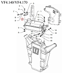 Крышка расширительного бачка Vetus VFP01497 для двигателей VF4.140/VF4.170/VF5.220/VF5.250