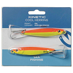 Kinetic E202-181-134 Cool Herring Джиг 40g Оранжевый  Orange / Yellow