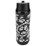 Nike N100764306924 TR Renew Recharge Straw Graphic бутылка  Black / Black / Black