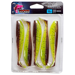 Набор мягких приманок Fox rage Zander Pro Shad Ultra UV NZS114 120мм цвет Green Pumpkin