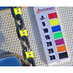 Anchon right 9202023 Цепной маркер Бесцветный Multicolour 12 mm