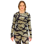 Burton 2217716e3urg-xs Базовый слой с длинным рукавом Lightweight X Crew Graffiti Camo 30x25x2