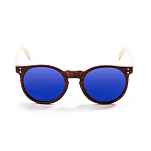 Ocean sunglasses 55001.3 Деревянные поляризованные солнцезащитные очки Lizard Brown / Blue