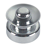 Foresti & suardi 5050247 Кнопка из хромированной латуни Silver 25 mm 
